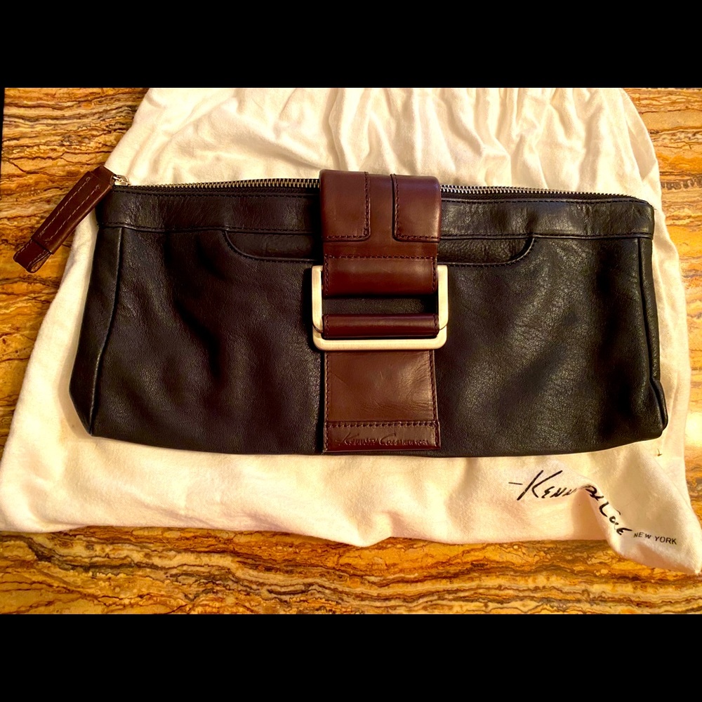Kenneth Cole Leather Clutch